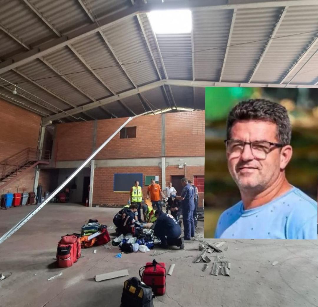 Trabalhador morre após queda de cerca de 10 metros em Timbó