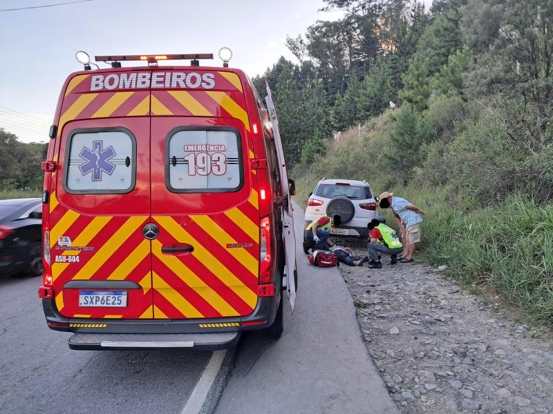 Atropelamento na 27 curvas deixa idoso em estado gravíssimo