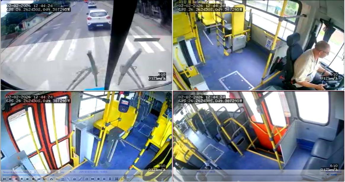 Câmeras nos ônibus coletivo de São Bento do Sul