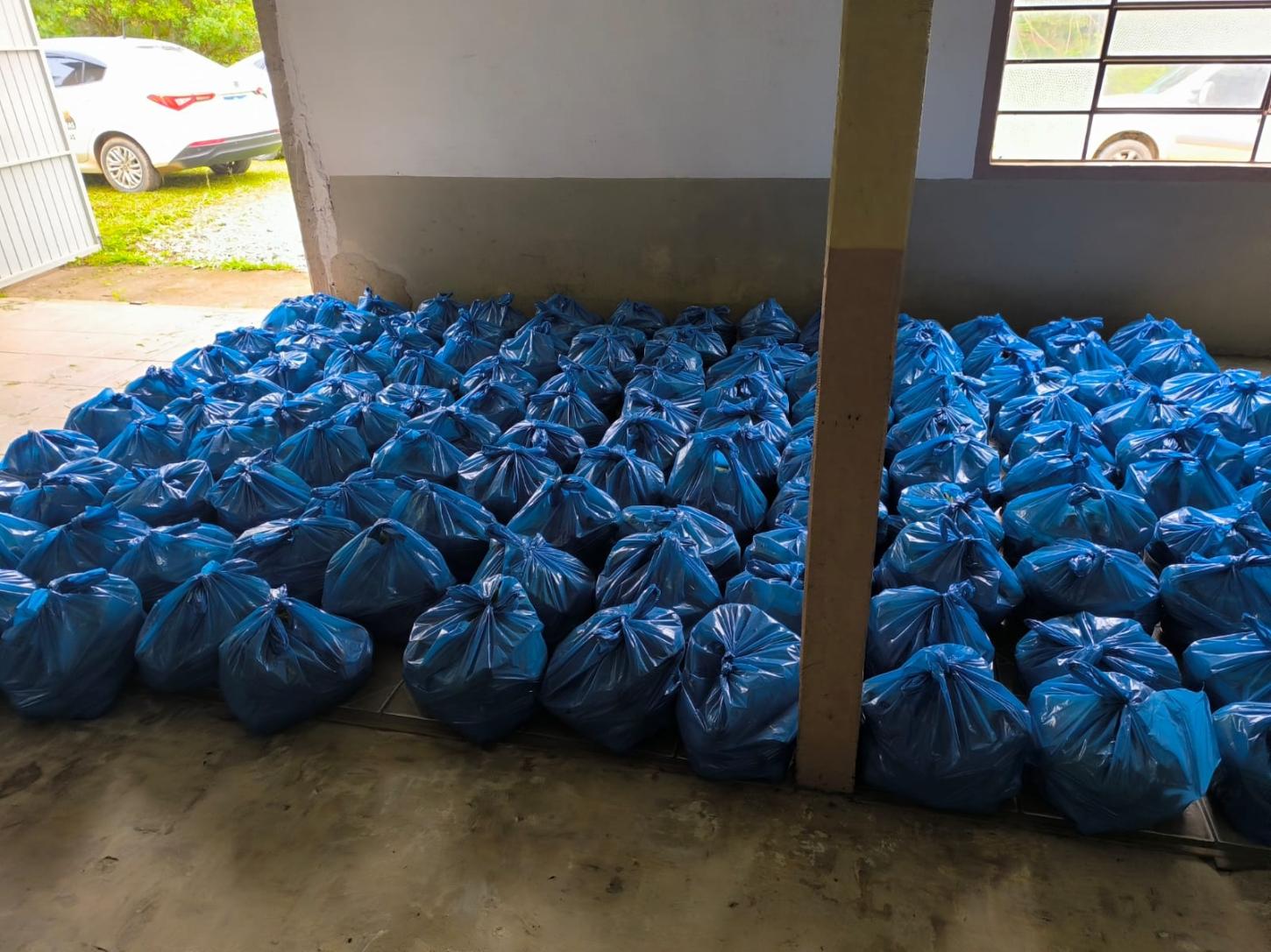 Famílias de São Bento do Sul são beneficiadas com distribuição de alimentos