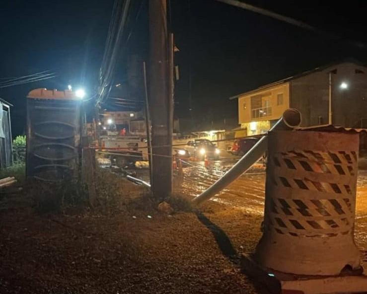 Fio energizado na rua mata adolescente em Serra Alta