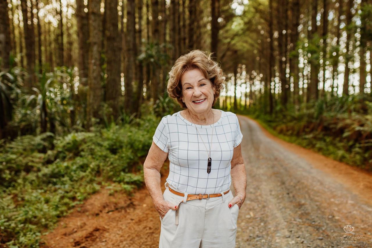 Nota de falecimento da Sra Mariane Parucker Menert