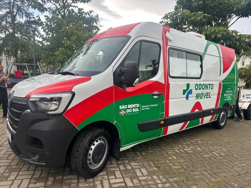 São Bento do Sul recebe odonto movel