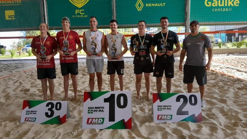 Volei de areia tem seus Campeões nos Jogos de Verão em São Bento do Sul