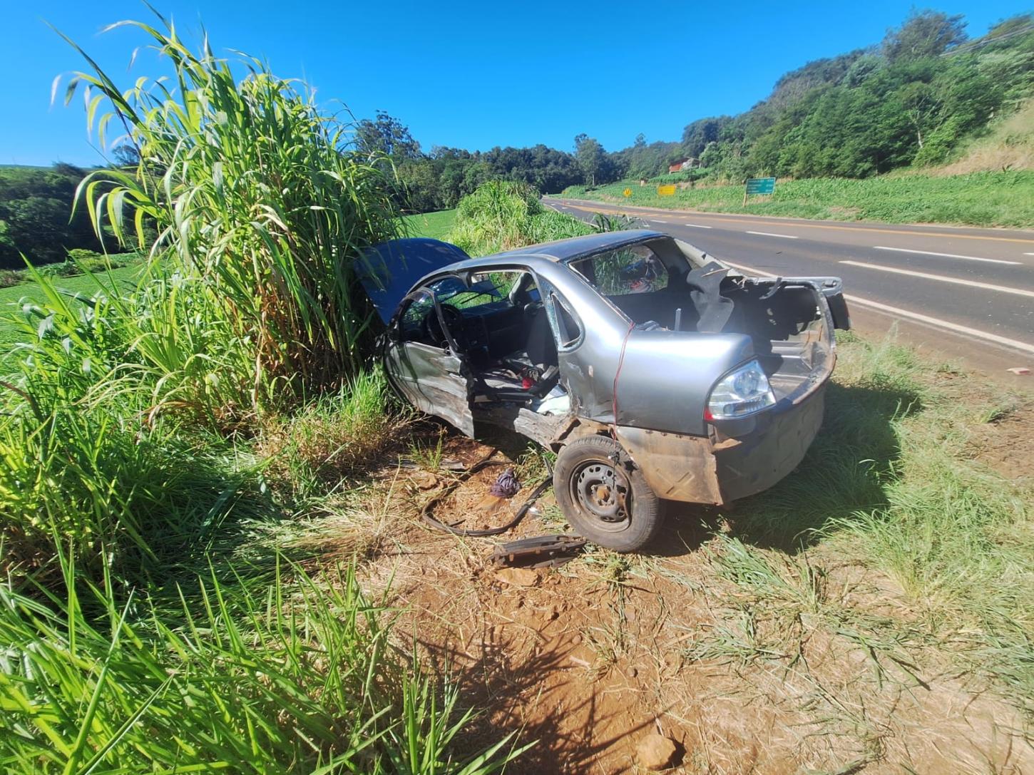 Criança de 11 anos morre após grave acidente na SC-157 em Quilombo