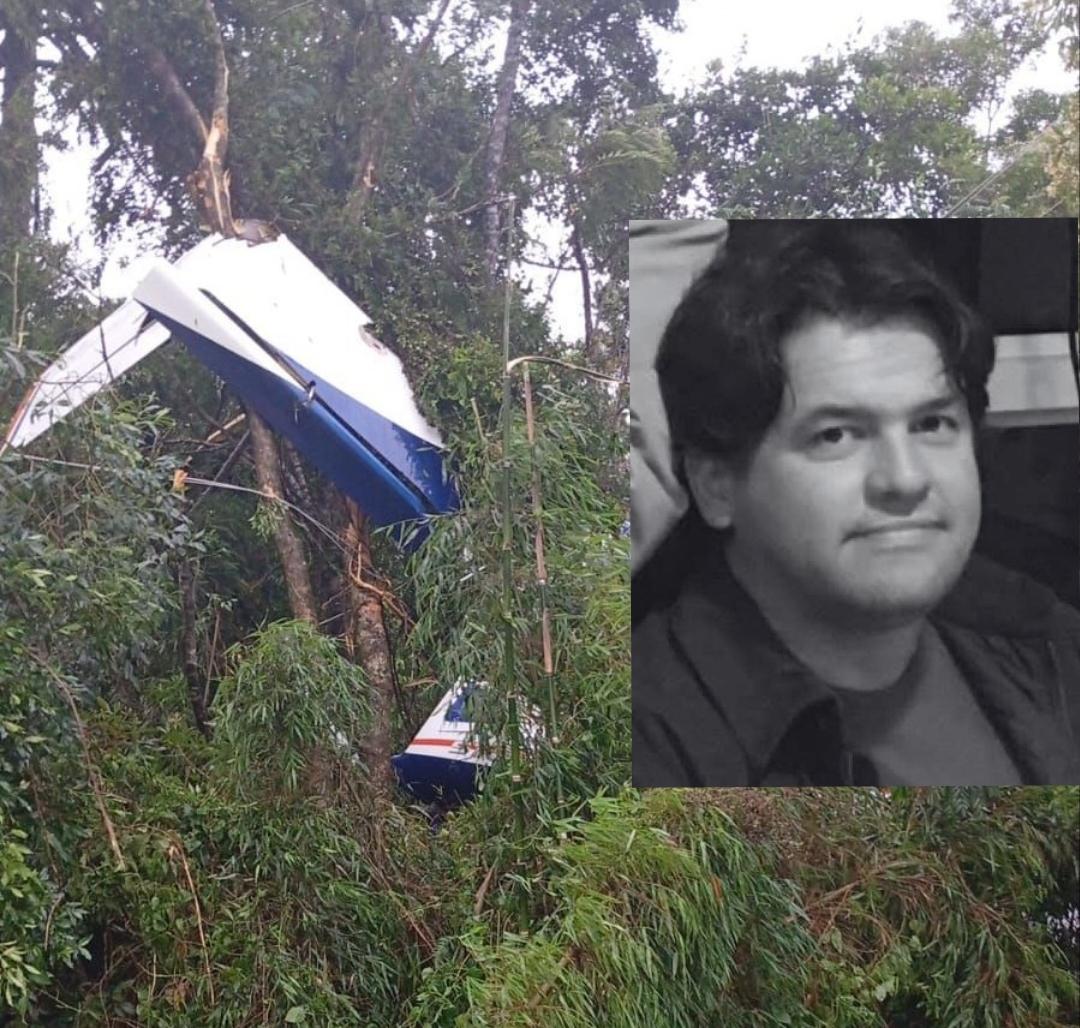 Identificada a vítima fatal da queda de avião em Piên (PR)