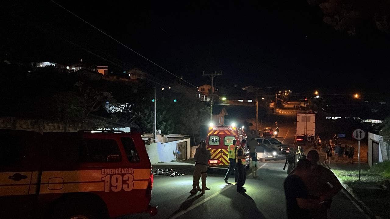 Idosa de 76 anos morre após ser atropelada por motocicleta em Mafra