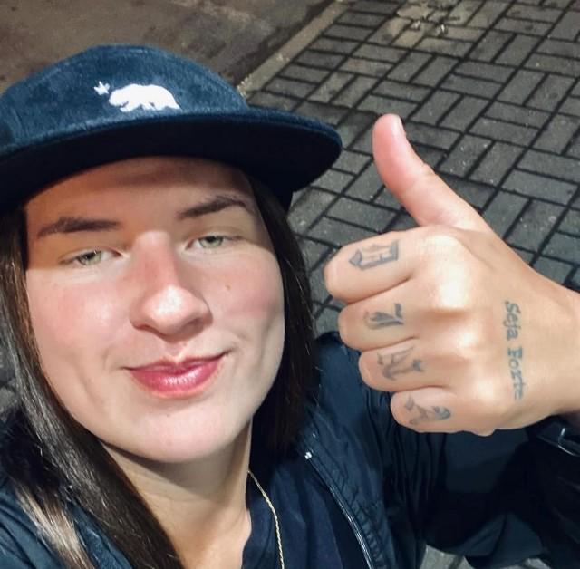 Nota de falecimento da jovem Eduarda Cristina Tvardovski