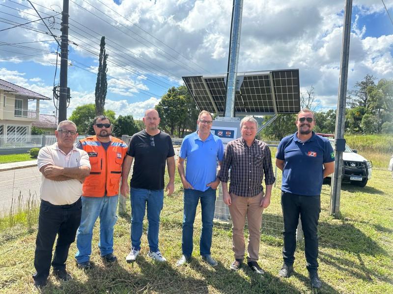 Nova  estação meteorológica é inaugurada em São Bento do Sul