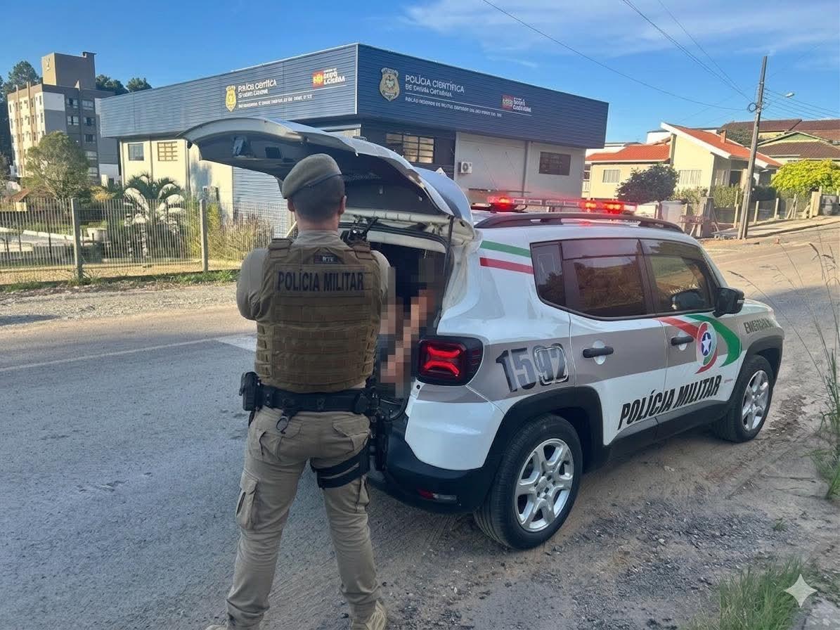 Procurado tenta fugir da polícia e acaba preso em Serra Alta