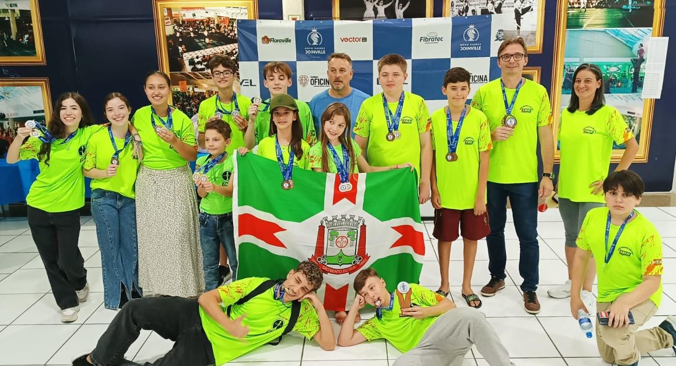 Xadrez de São Bento do Sul conquista 17 medalhas no 4º Circuito do Novo Xadrez Joinville (NXJ)