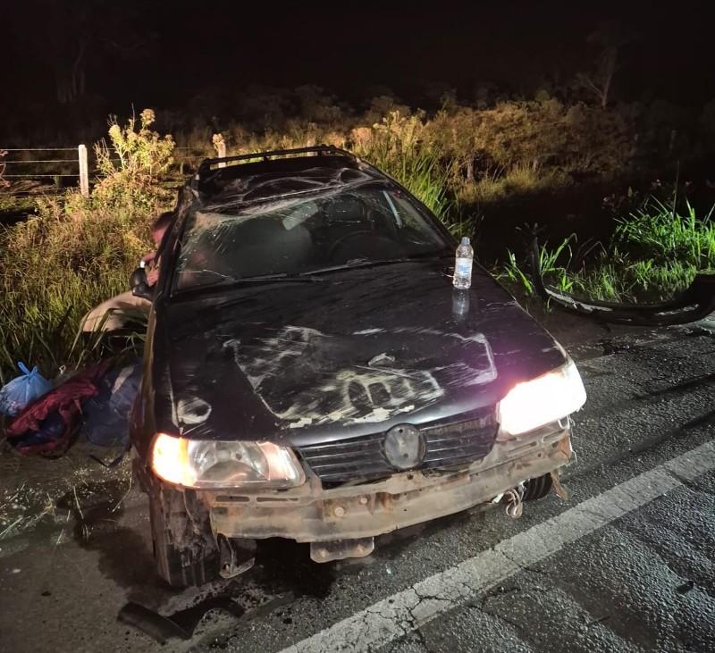 Criança de 5 anos fica ferida após capotamento na BR-101, em Garuva