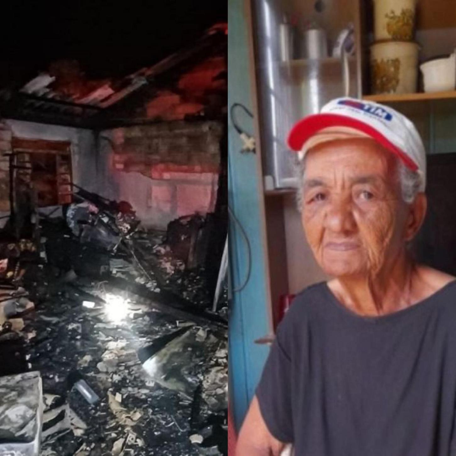 Incêndio destrói residência e termina em morte de idosa em Trombudo Central