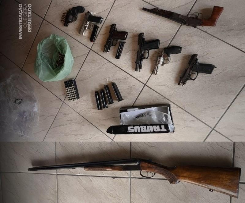 Polícia prende homem e encontra armas durante operação em São Bento do Sul