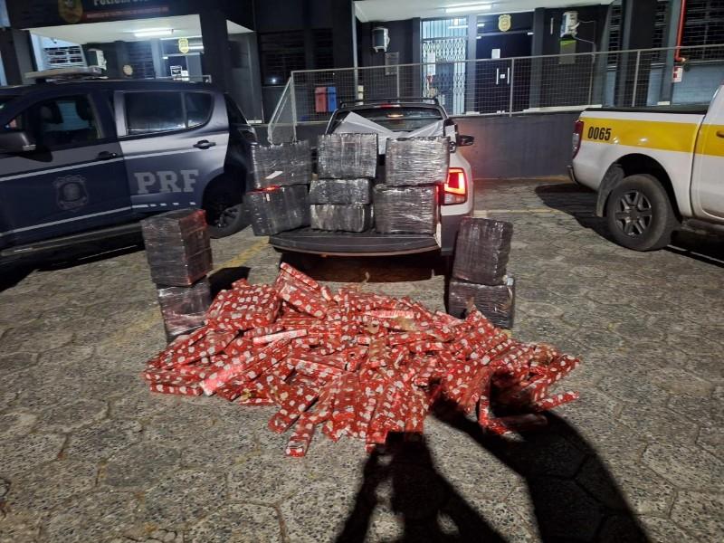 Urgente: PRF e PMRv apreendem 355 kg de maconha em Campo Alegre