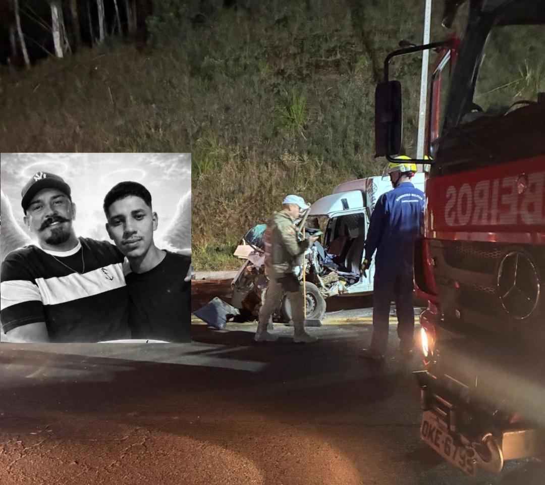 Dois entregadores do Mercado Livre morrem em grave acidente na SC-114 em São Joaquim