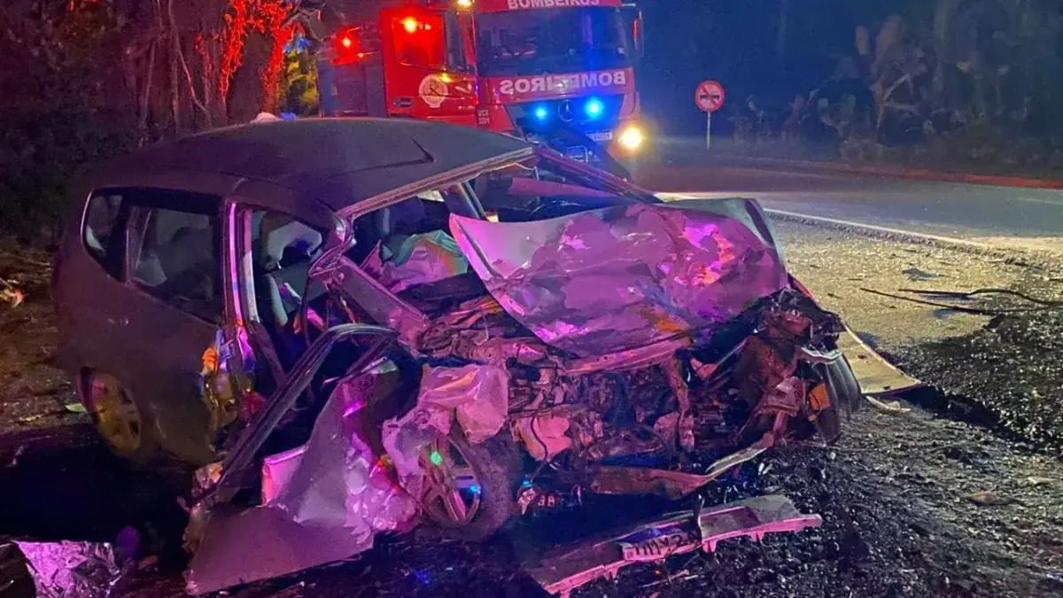Madrugada de tragédia na BR-470 deixa um morto e dois feridos graves em Apiúna