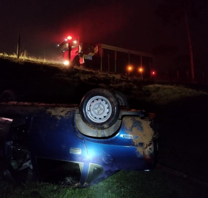 Jovem preso por embriaguez ao volante após acidente em Serra Alta 