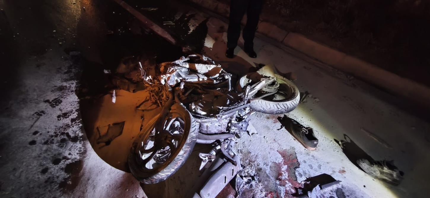 Colisão frontal entre motocicleta e ônibus deixa dois mortos na BR-280 em Porto União