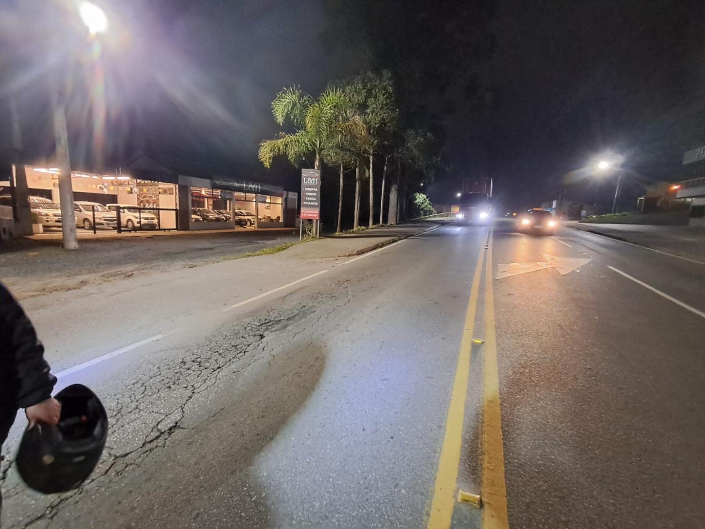 Mulher é atropelada na SC A280C no bairro Colonial 
