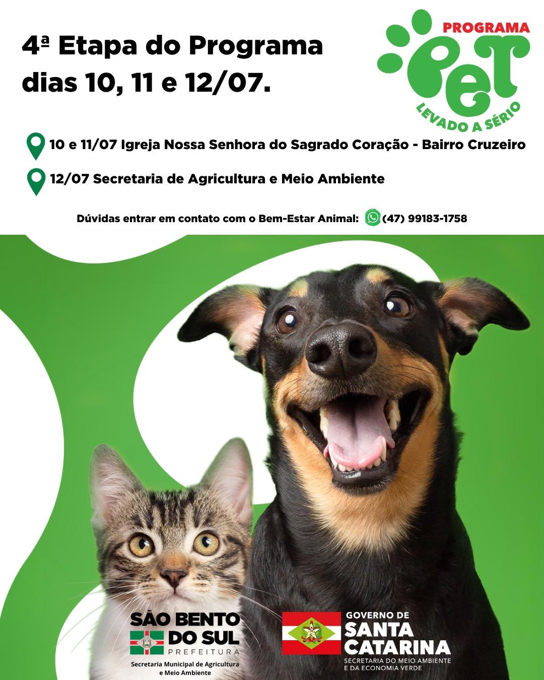 Programa Pet Levado a Sério leva mutirão de castração aos bairros Cruzeiro, Oxford e região