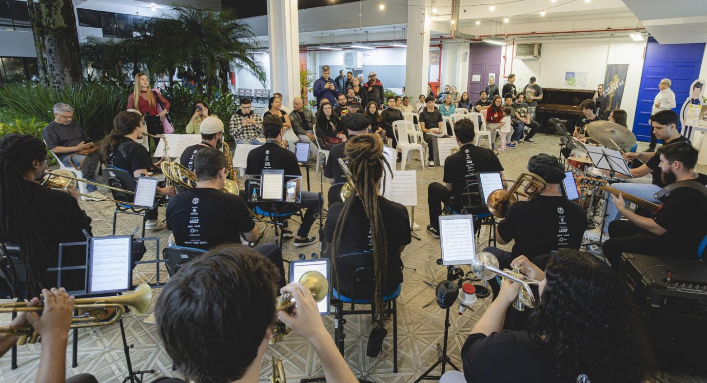 Show gratuito da Experimental Big Band chega a São Bento do Sul