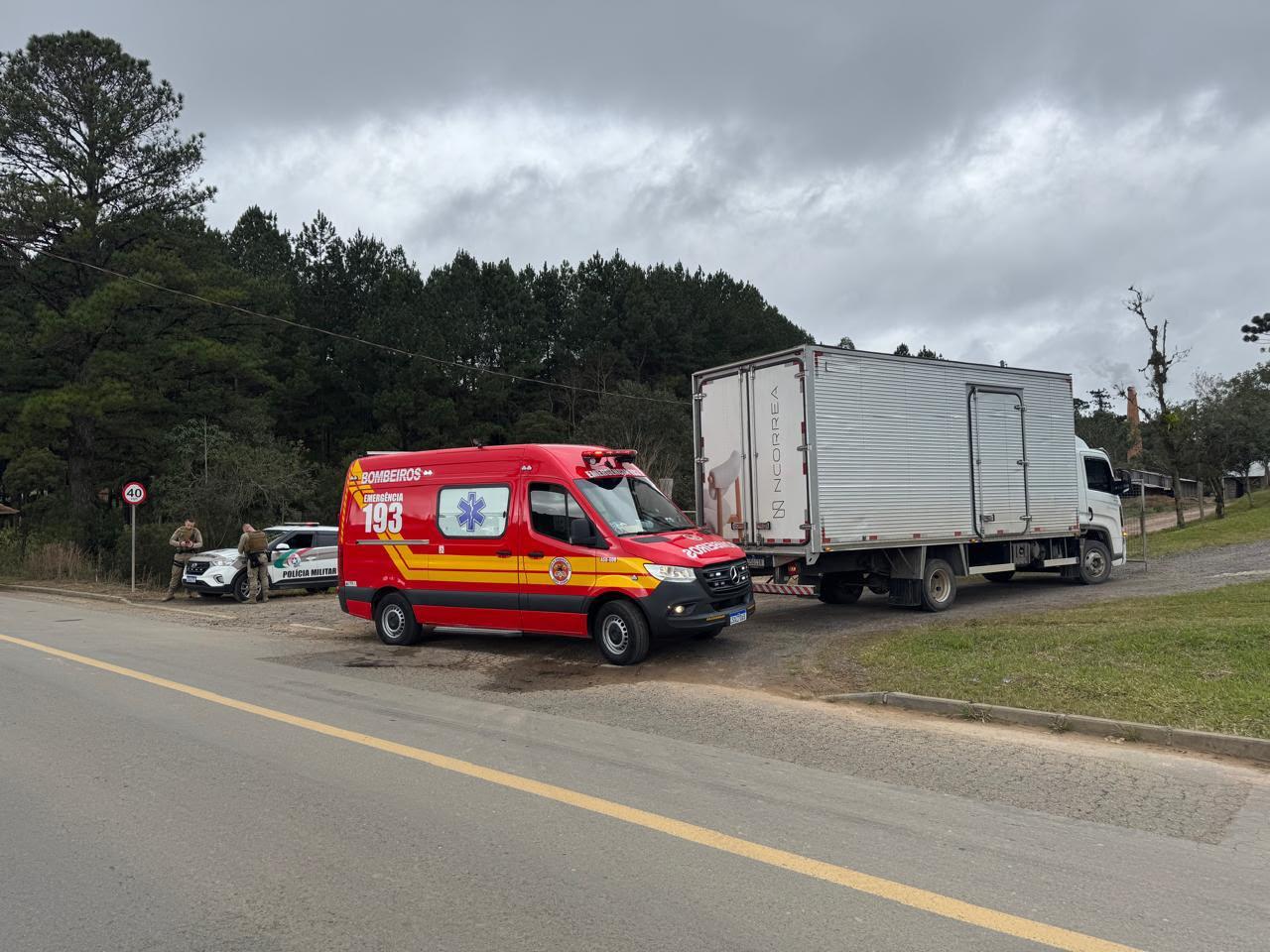 Adolescente de 14 anos é atropelado por caminhão em Serra Alta