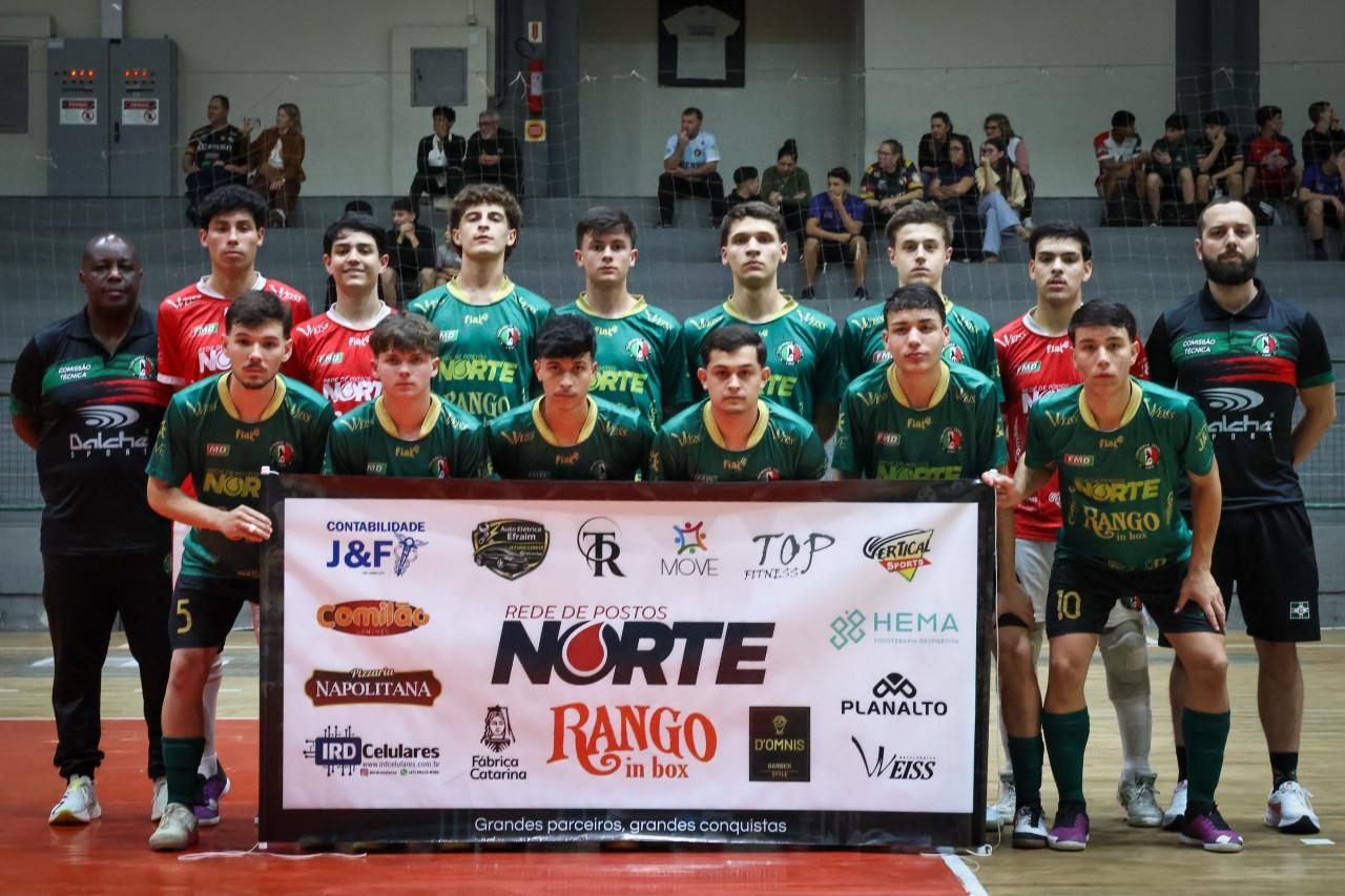 Futsal Sub-18 da FMD São Bento sé isola na vice-liderança do Estadual