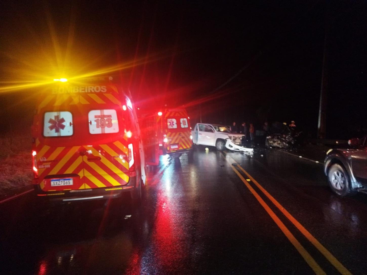 Grave acidente deixa quatro feridos na SC-A280C, em São Bento do Sul
