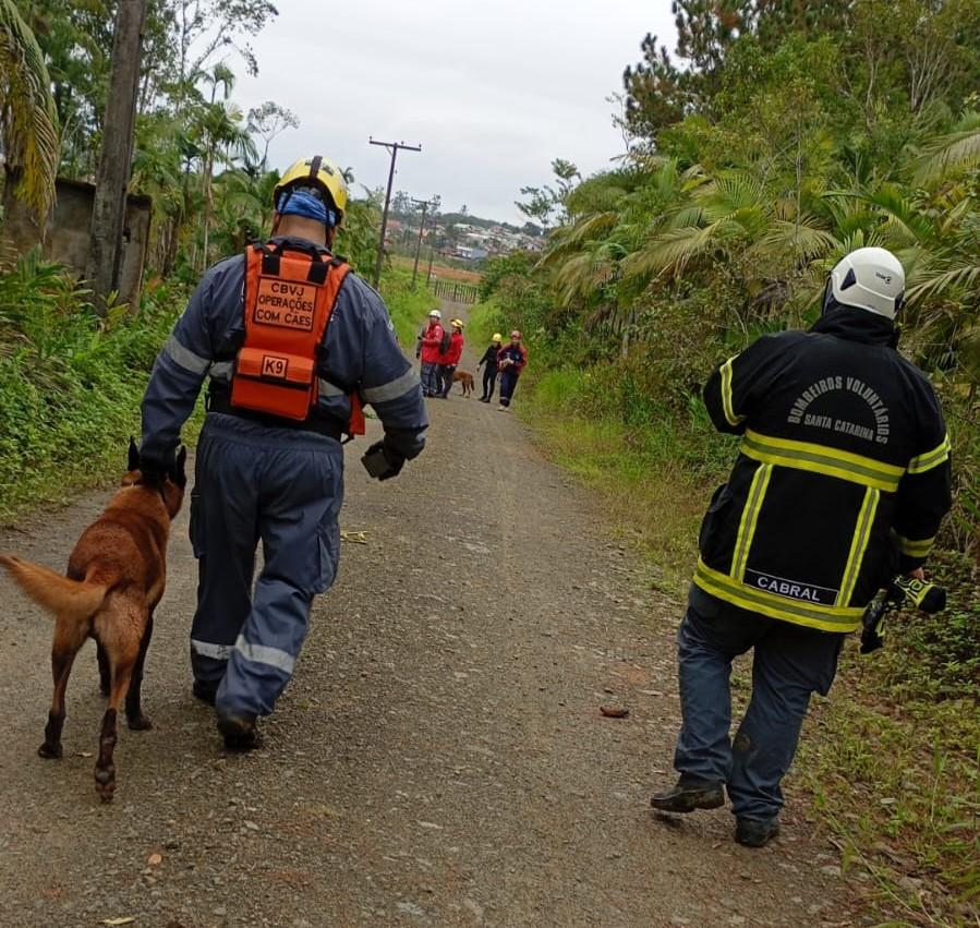 Idoso desaparecido é encontrado após quase 20 horas de buscas em área de mata em Araquari