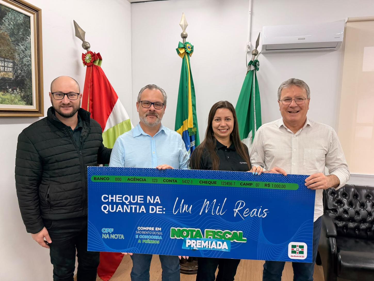 Moradora do bairro Mato Preto ganha no Nota fiscal Premiada 