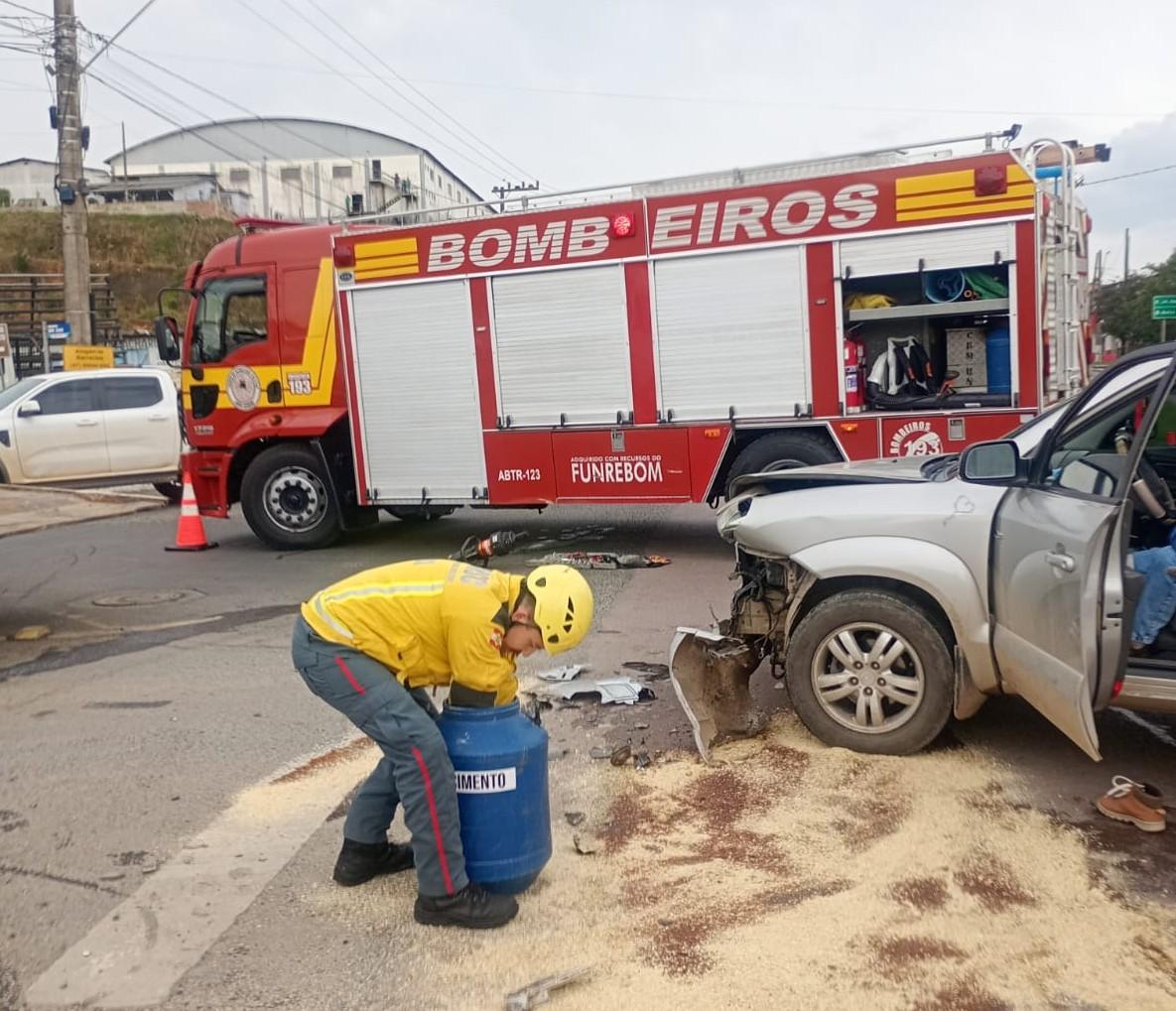 Acidente deixa mulher ferida na BR-280, em Rio Negrinho