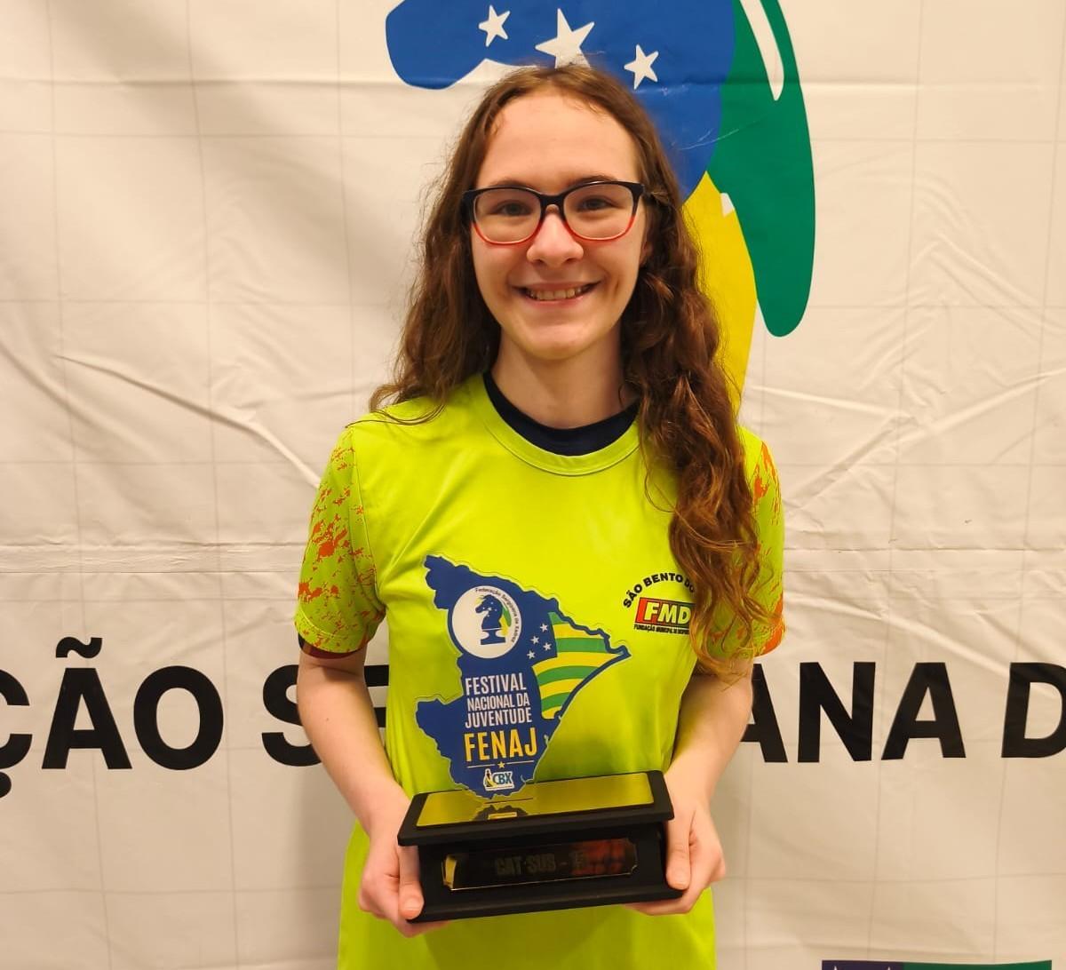 Atleta de São Bento do Sul conquista o Campeonato Brasileiro de Xadrez Convencional