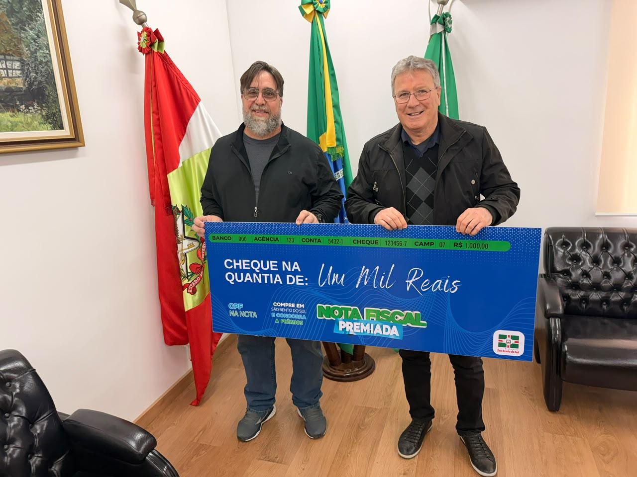 Morador do bairro Centenário fatura no sorteio da Nota Fiscal Premiada 