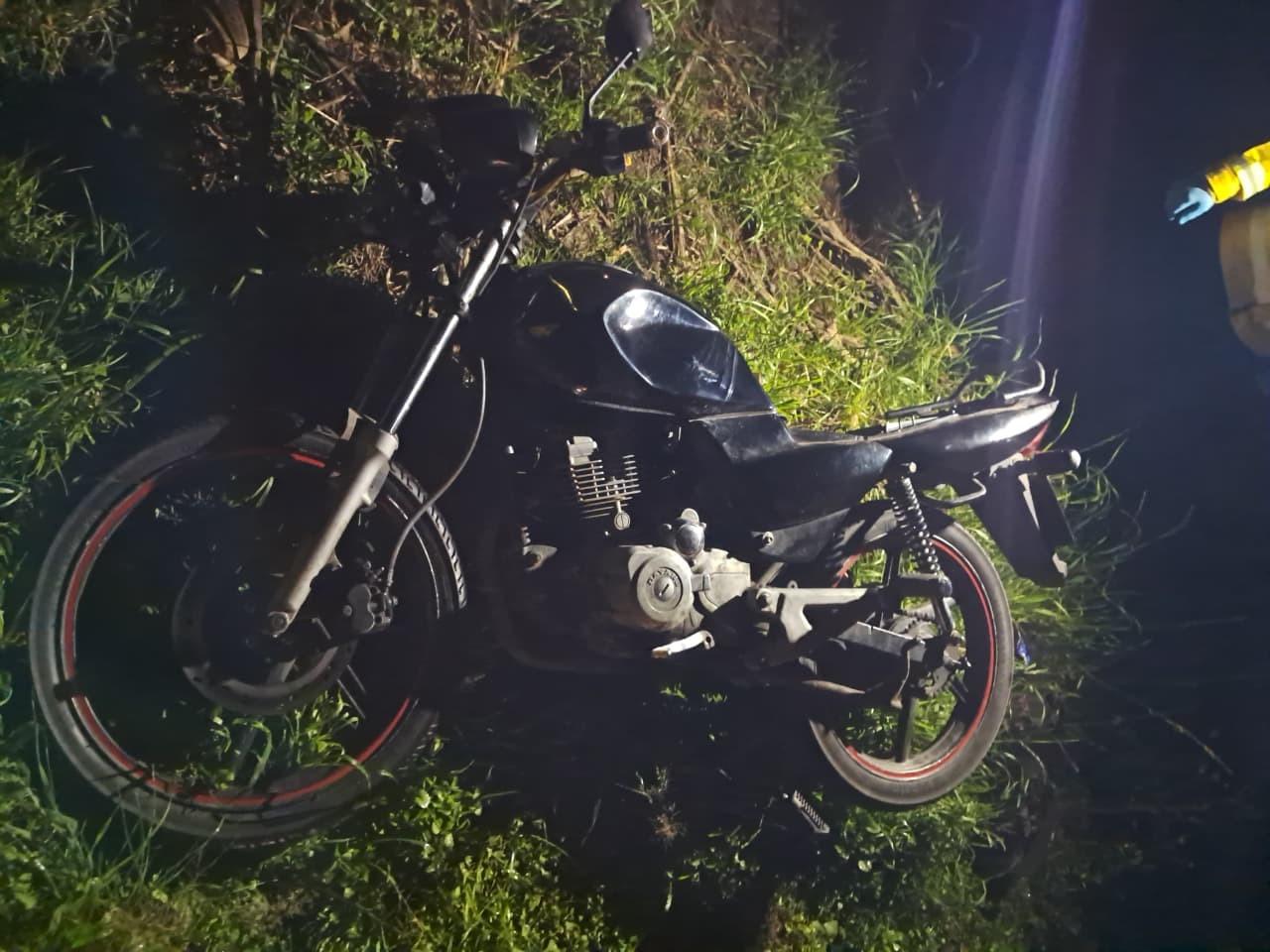 Motociclista fica ferido após colisisão com carro na SC-135, em Porto União
