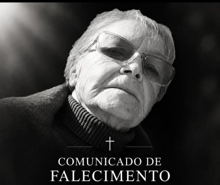 Nota de falecimento da Sra Inge Dumke Fuckner 