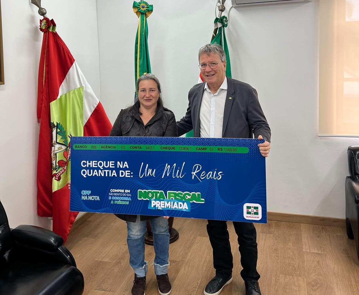 Nota Fiscal Premiada contempla contribuinte com prêmio de R$ 1 mil no sorteio de agosto
