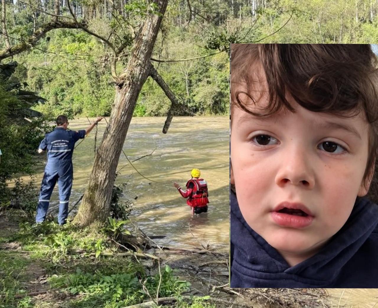 O passeio que terminou em silêncio: menino de 4 anos é encontrado sem vida em Ituporanga