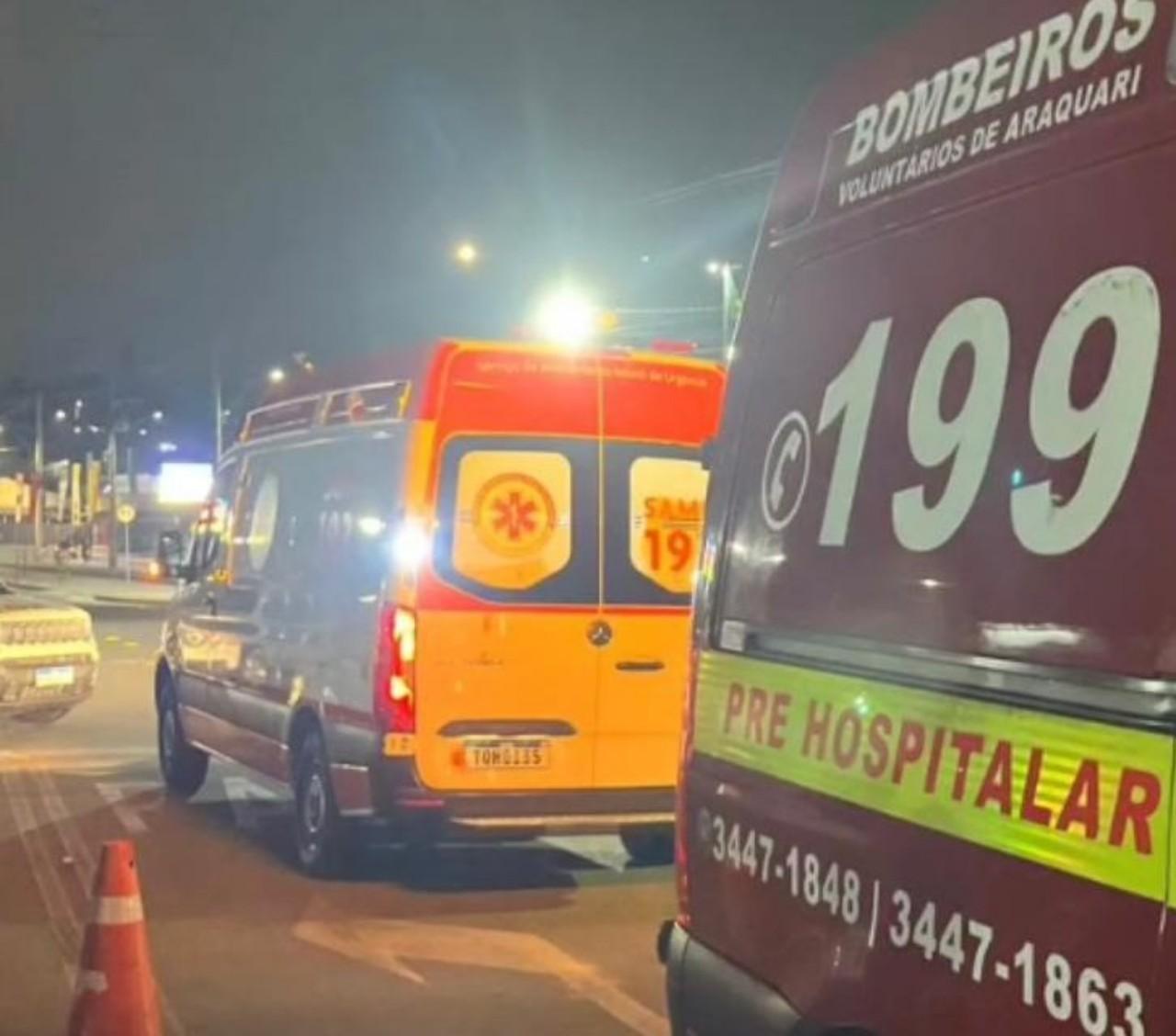 Pedestre fica gravemente ferido após ser atropelado por motocicleta em Araquari