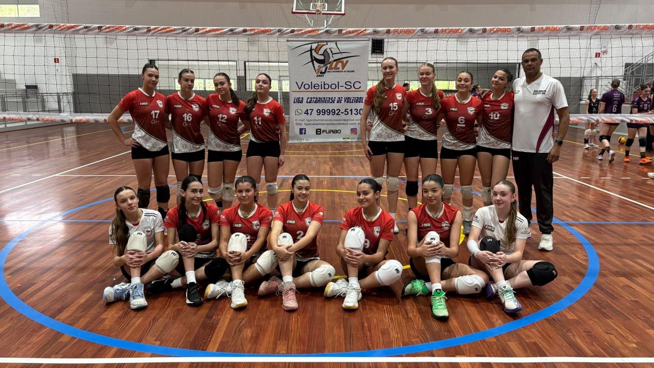 Vôlei Sub-17 feminino de São Bento do Sul busca bons resultados na etapa decisiva do Estadual