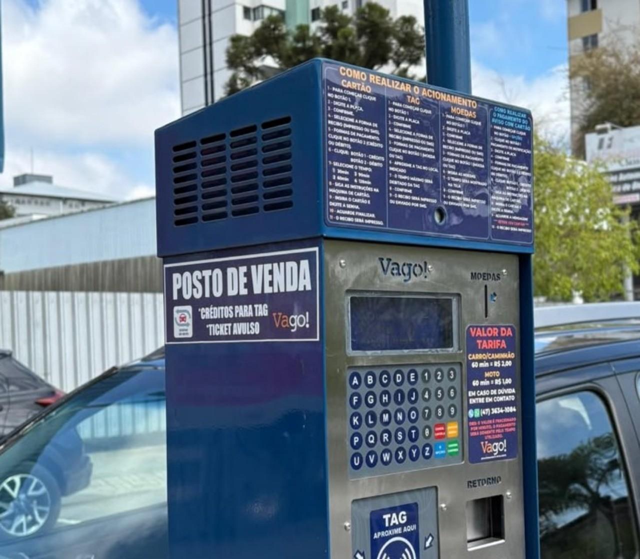 Estacionamento Rotativo de São Bento do Sul retoma funcionamento nesta quarta-feira (21)