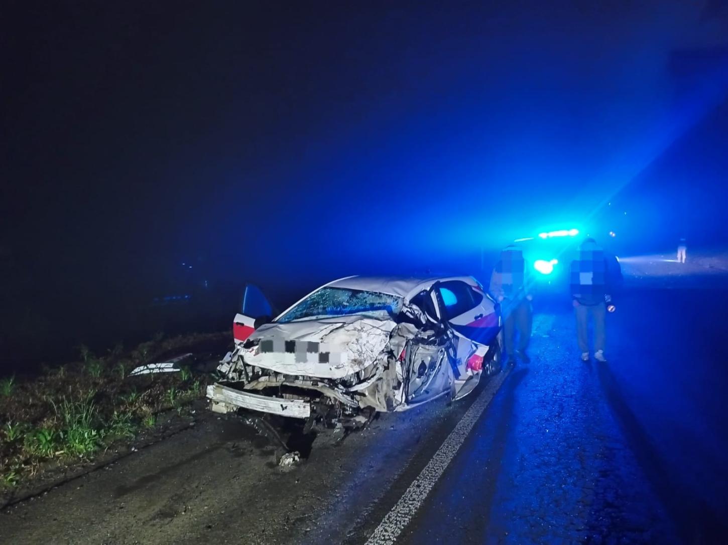 Grave acidente na BR-280 envolve carro e dois caminhões em São Bento do Sul