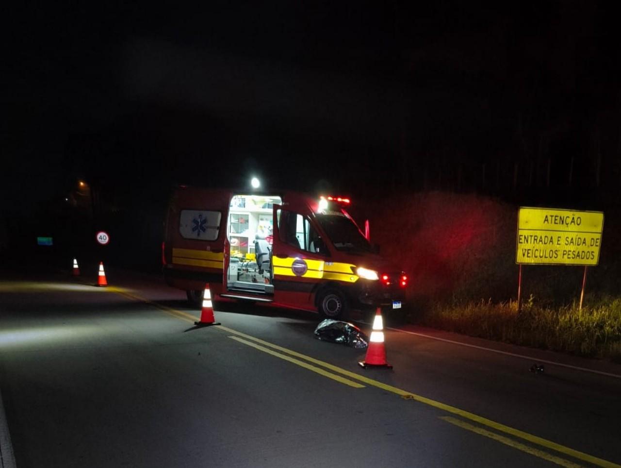 Homem é encontrado morto após possível atropelamento na SC-114, em Palmeira