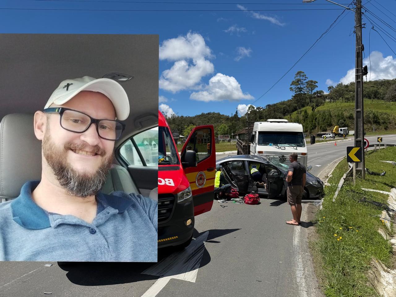 Morre motorista após grave acidente na BR-280, em São Bento do Sul
