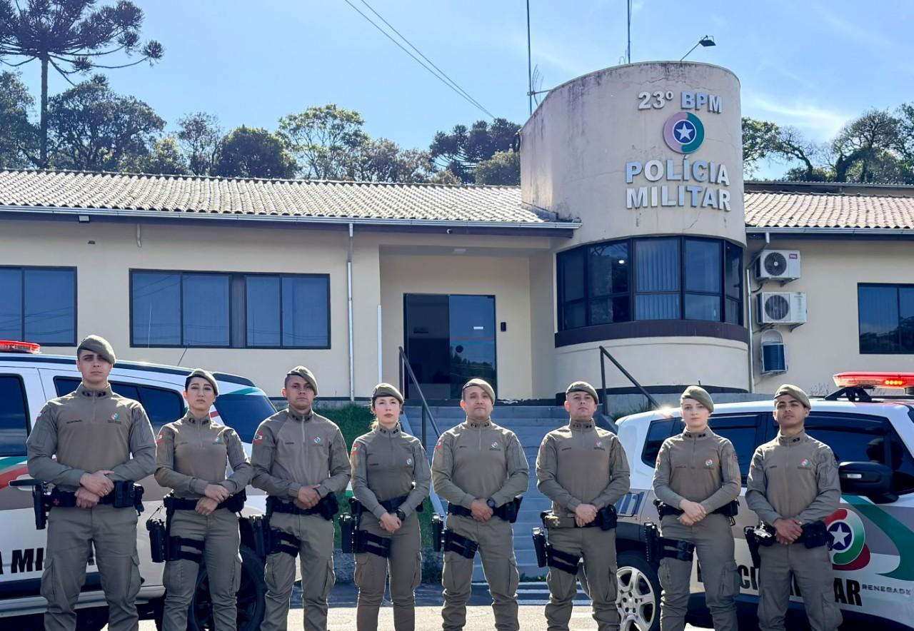São Bento do sul e região recebe 14 policiais temporários para reforçar segurança