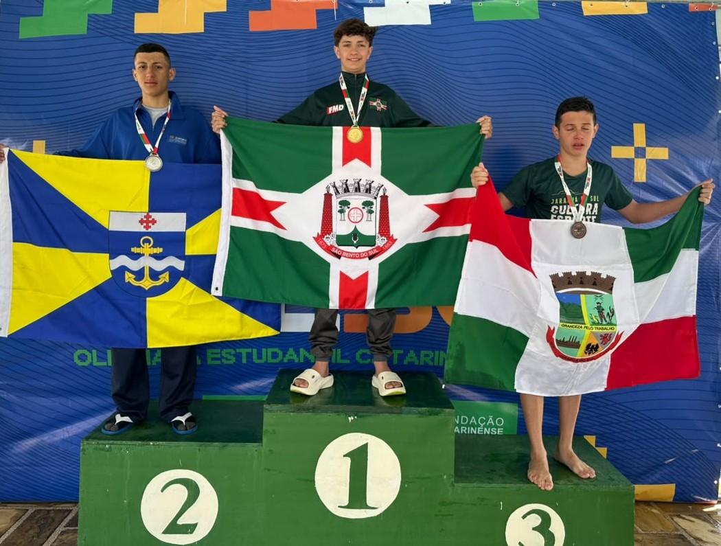 São Bento do Sul fecha participação na Olesc 2026 na 9ª posição em conquistas de medalhas