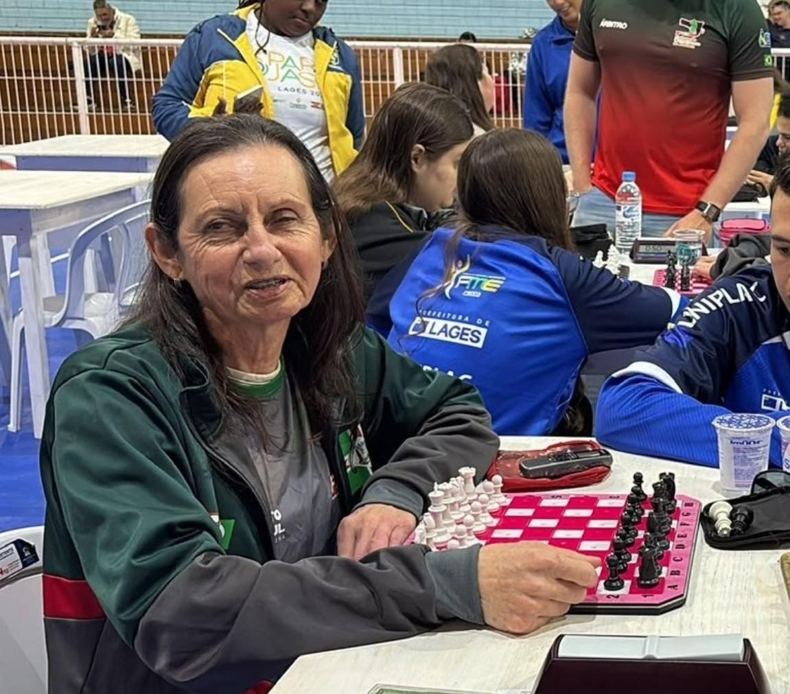 Sirlene garante vaga na final da Copa do Brasil de Xadrez para Deficientes Visuais