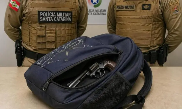 ​Alerta em Canoinhas: Armas são Encontradas com Alunos em Escola Estadual