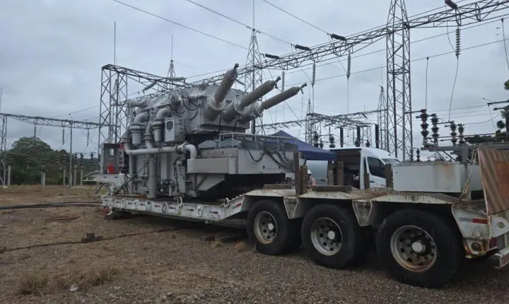 Celesc inicia troca do transformador em São Bento do Sul