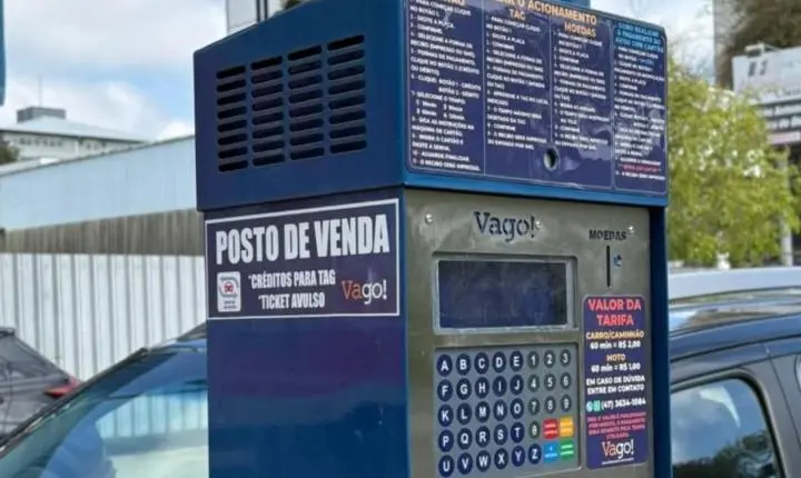 Estacionamento Rotativo de São Bento do Sul retoma funcionamento nesta quarta-feira (21)